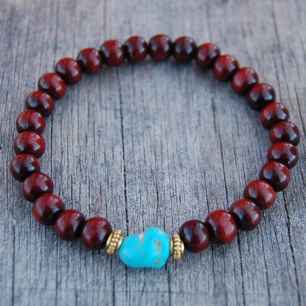 Wood Bracelet,Good Luck Bracelet,Mala Bracelet,Yoga Bracelet,8mm Wood Beads